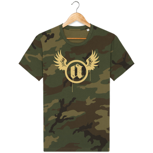 "A" Winged Circle - Unisex T-Shirt #CamoExperience
